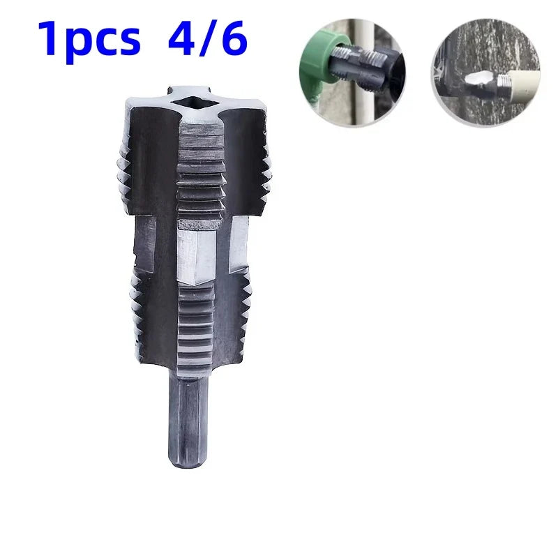 SLADE PVC Pipe Threader Kit – Electric Drill Double Head HSS