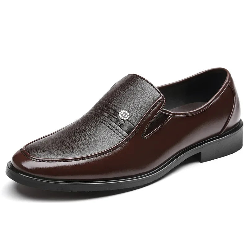 YBQJOO Men's Slip-On Loafers – Business Casual Flat Shoes