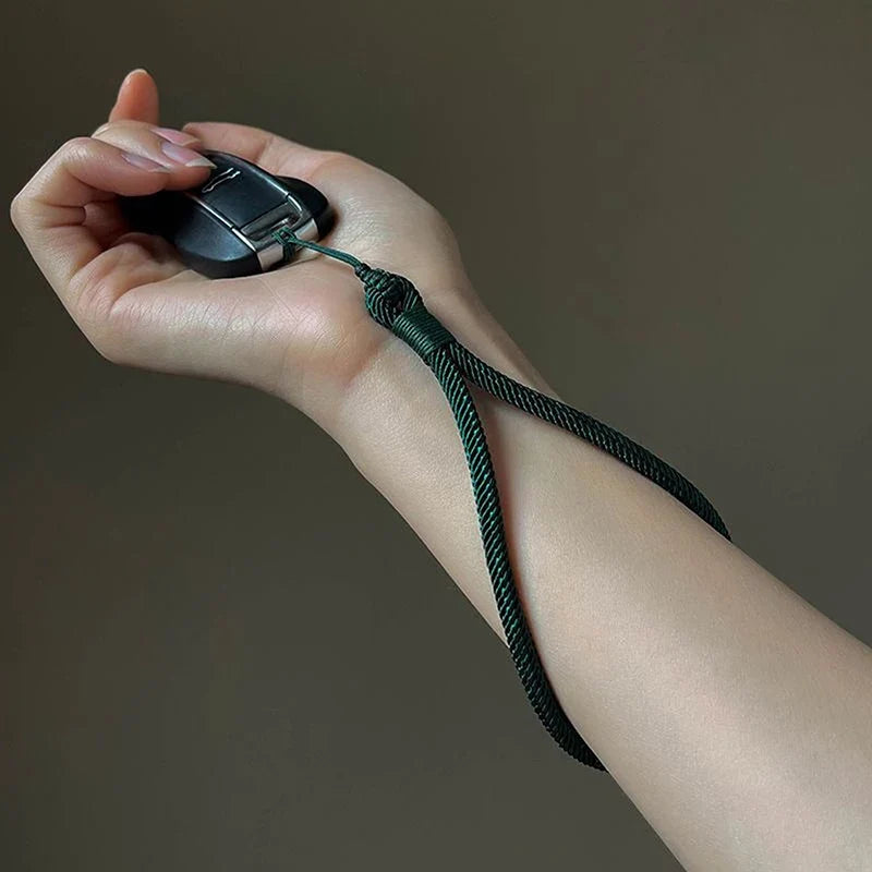 Hand-Woven Phone Wrist Lanyard – Anti-Loss Colorful Strap