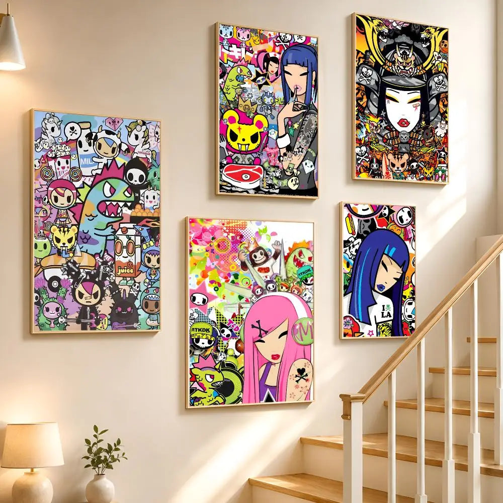 Tokidoki Fashion Poster HD Waterproof Wall Stickers | Décor