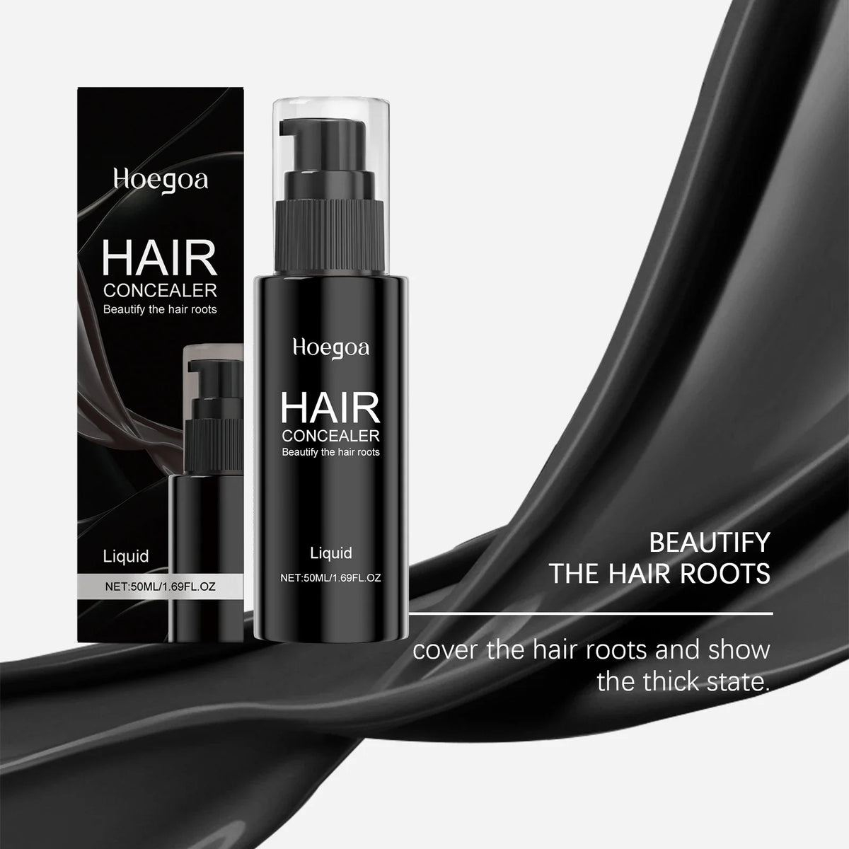 HOEGOA Hair Concealer Liquid – Waterproof Hairline Cover 50ml