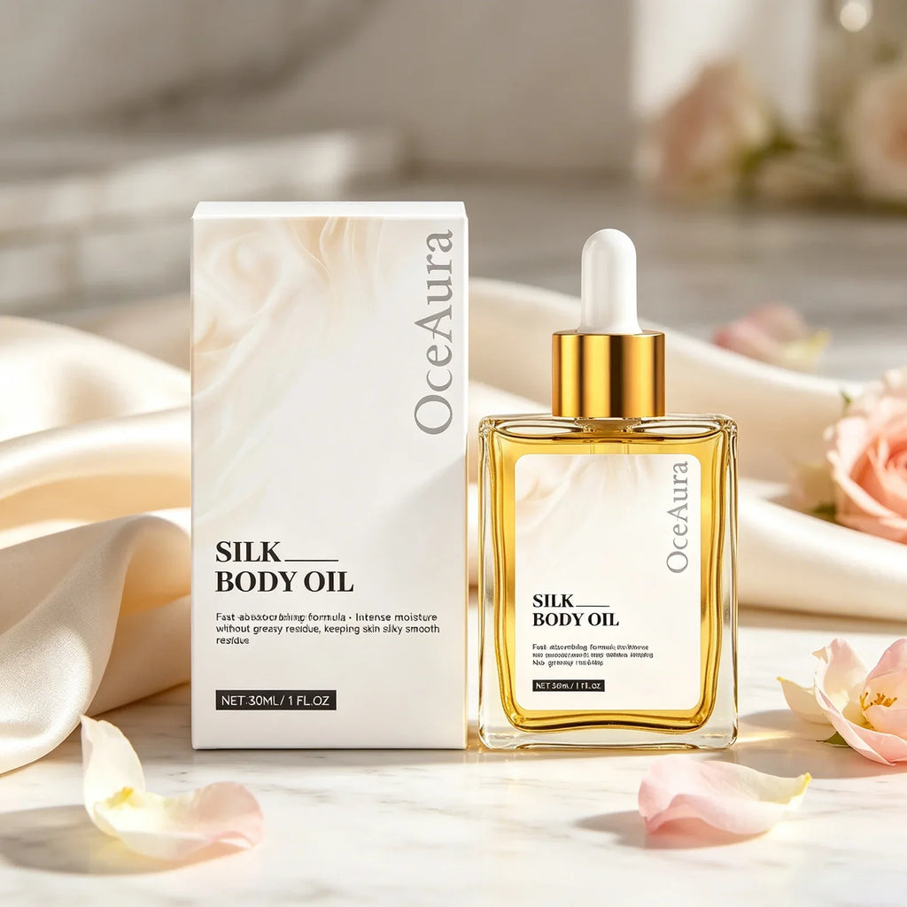 OceAura Silk Body Oil – Hydrating Dry Oil for Smooth Skin