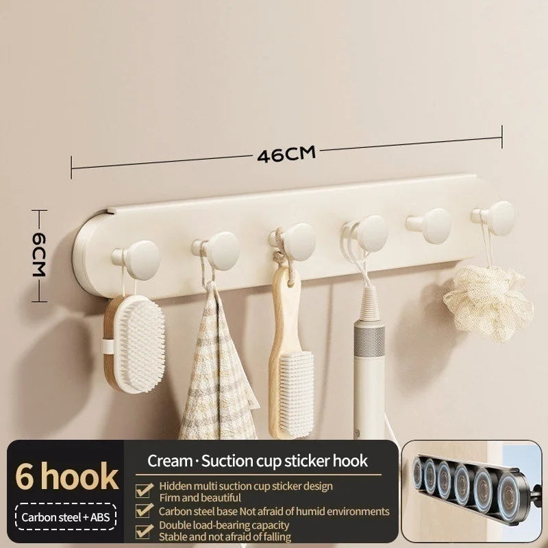 Aluminum Suction Cup Hook – No-Drill Bathroom & Kitchen Hook