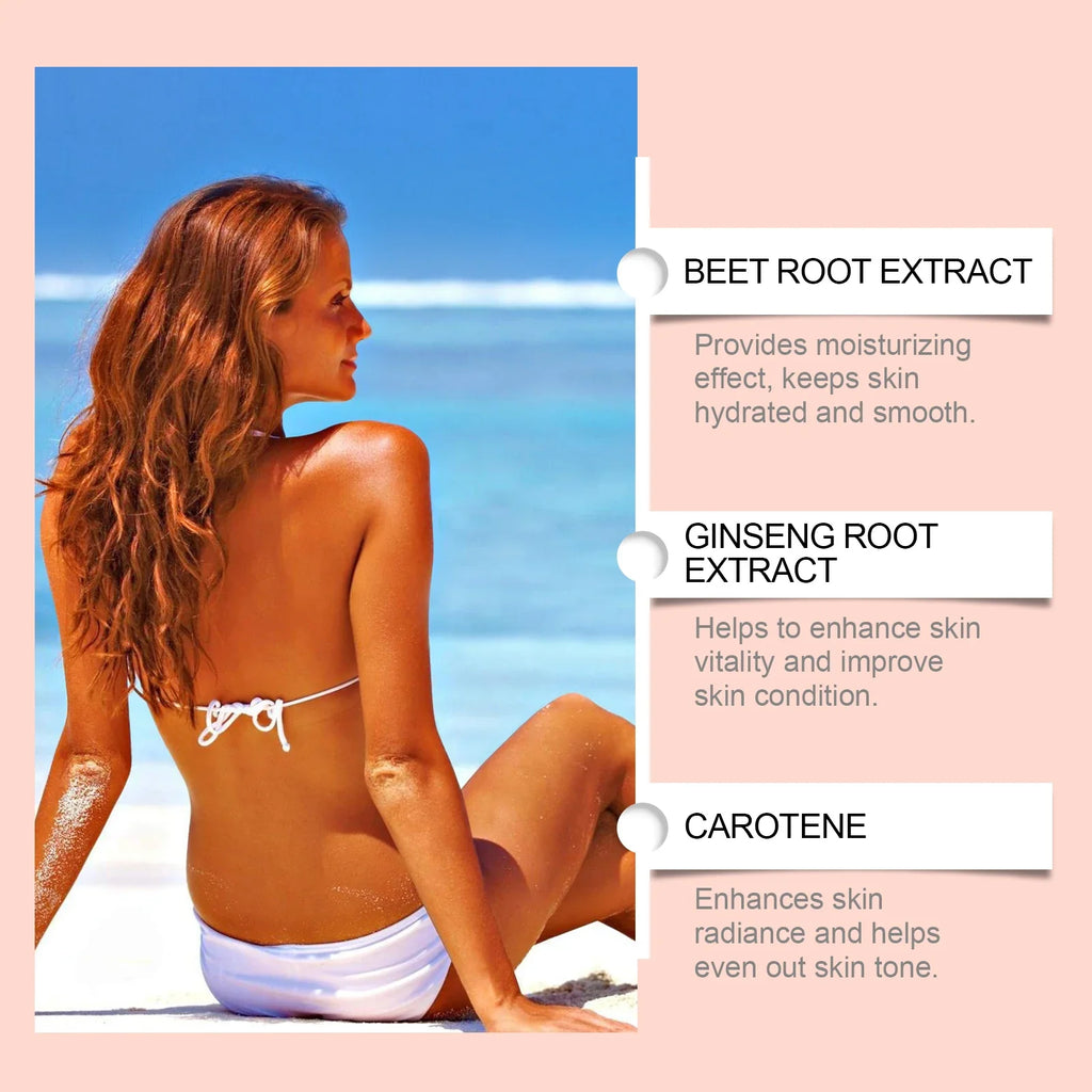 OceAura Self Tanner Serum – Sunless Tanning Booster 60ml