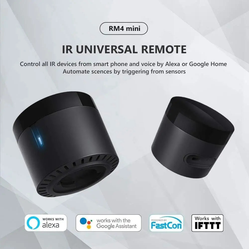 Broadlink Rm4 Mini Smart Remote Control Infrared Universal IR Audio