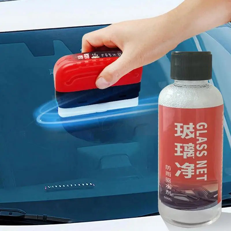 Auto Glass Oil Film Remover Sponge Towel Car Windshield Cleaner