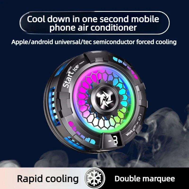 Phone Cooler Games Mobile Gaming Cooling Fan Radiator Cool Magnetic