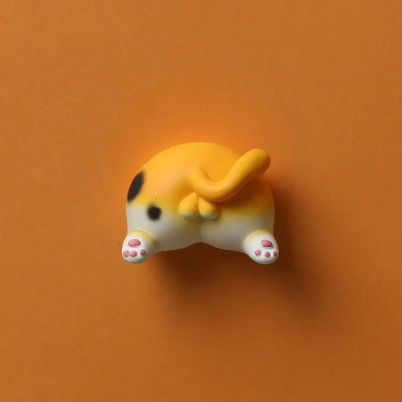 Cute Cat Butt Resin Fridge Magnets | Funny Cartoon Decor