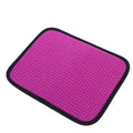 Reusable 25x20CM Bowling Ball Towel Polyester Nonslip Cleaning Pad
