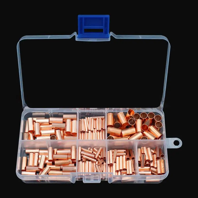 Copper Crimp Connector Kit – 7-Size Wire Ferrule Assortment