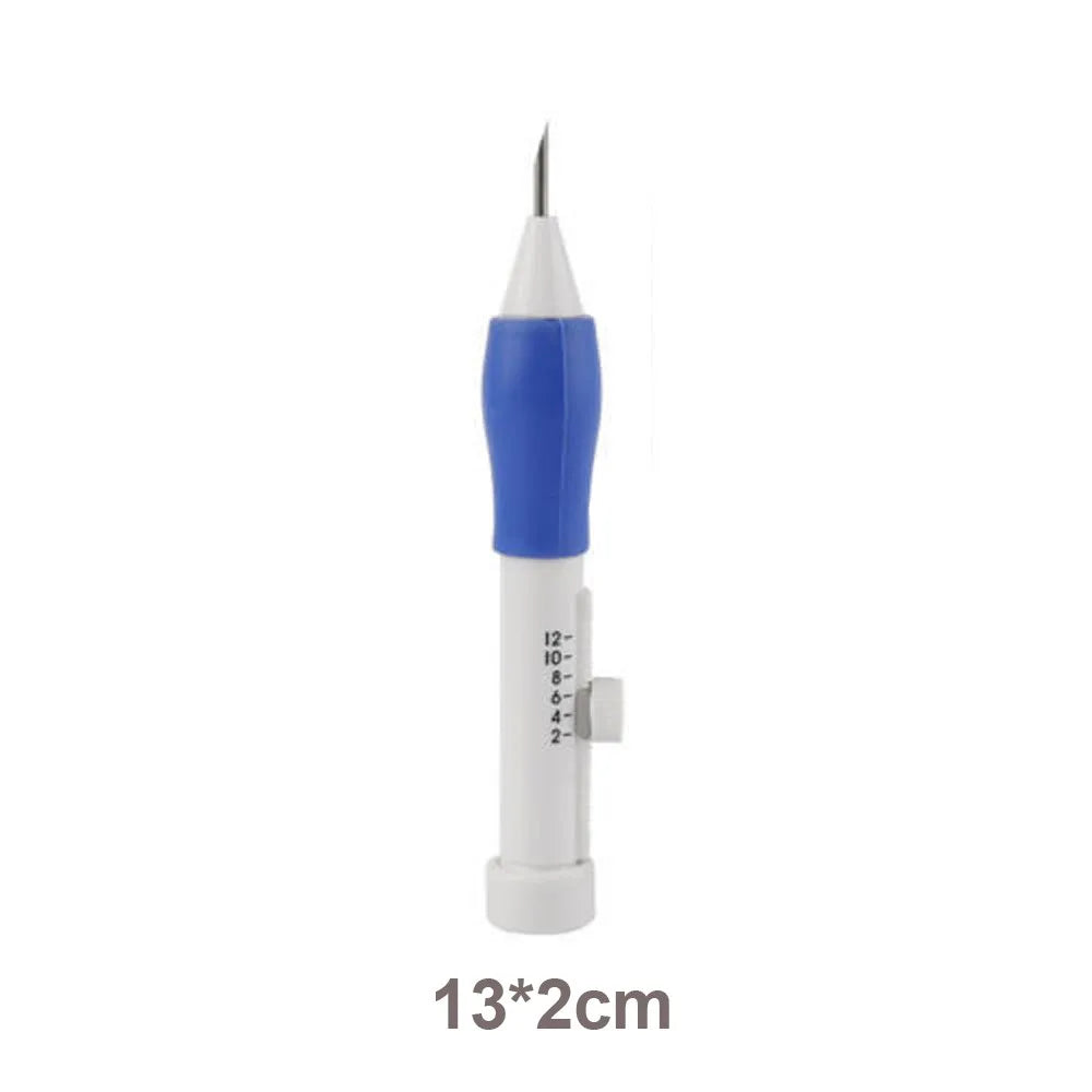Magic Embroidery Pen & Needle Weaving Tool – 1 Pen + 4 Needles