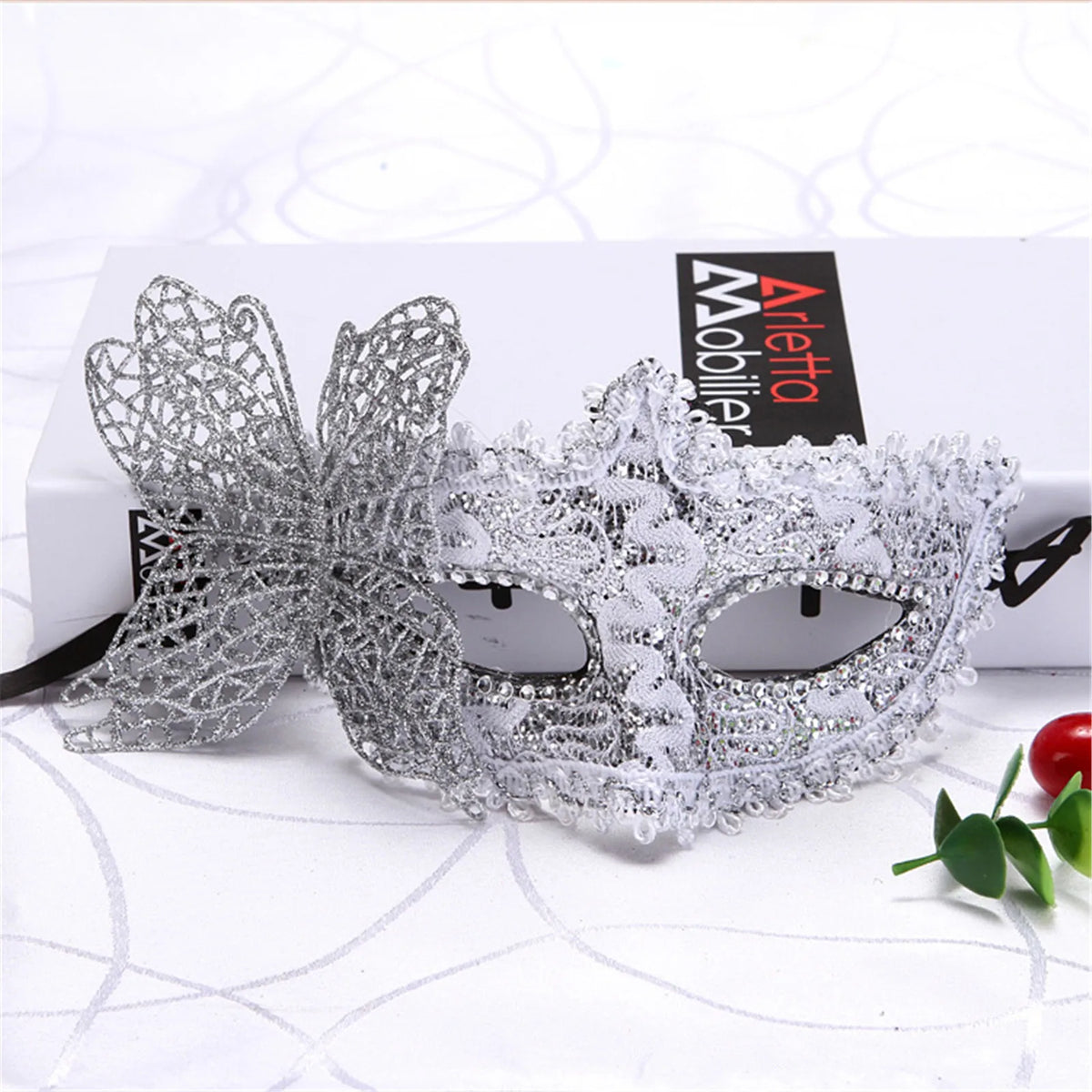 2025 Side Butterfly Masquerade Mask Fashion Half Face Eye Party