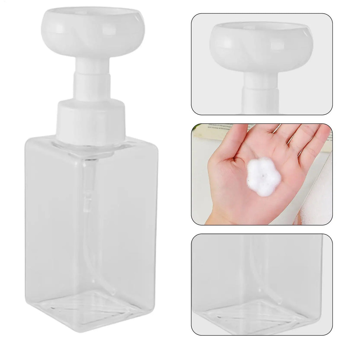 Flower Foaming Soap Dispenser Bottle – Refillable 250 & 450ml