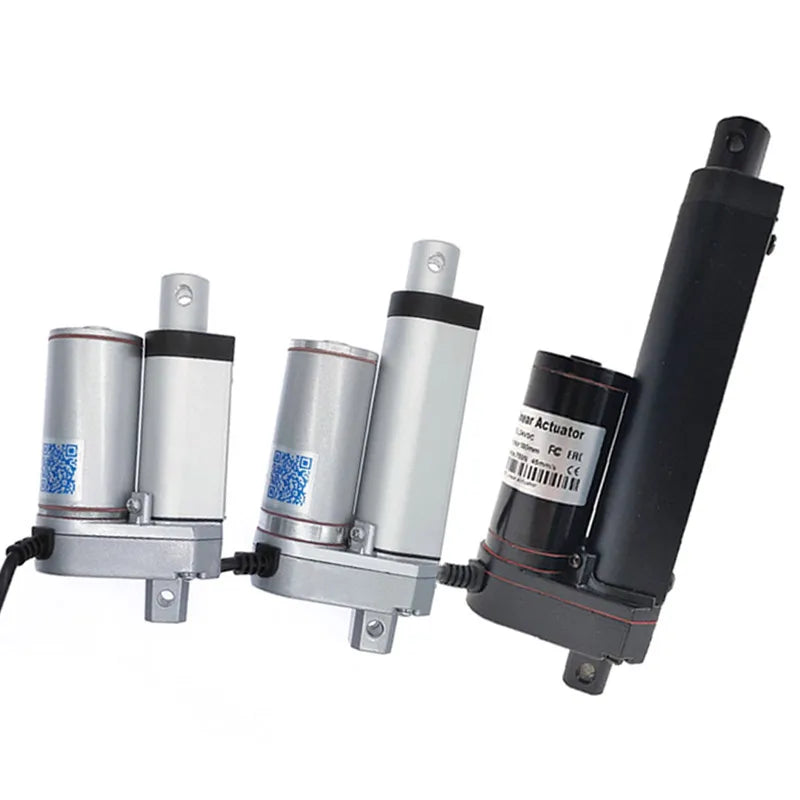 12V/24V DC Linear Actuator Motor – 100N to 1500N Multi-Stroke