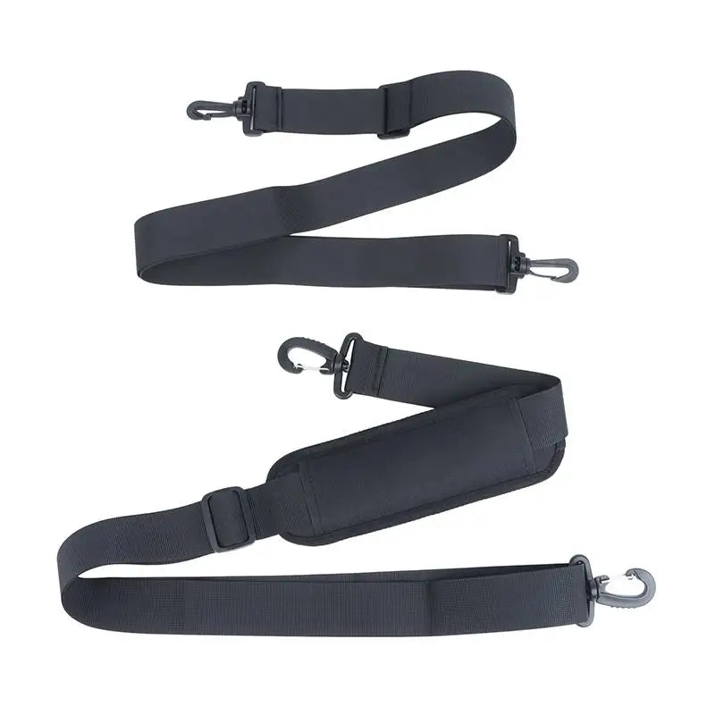 Adjustable Nylon Replacement Shoulder Strap with Pad | Black