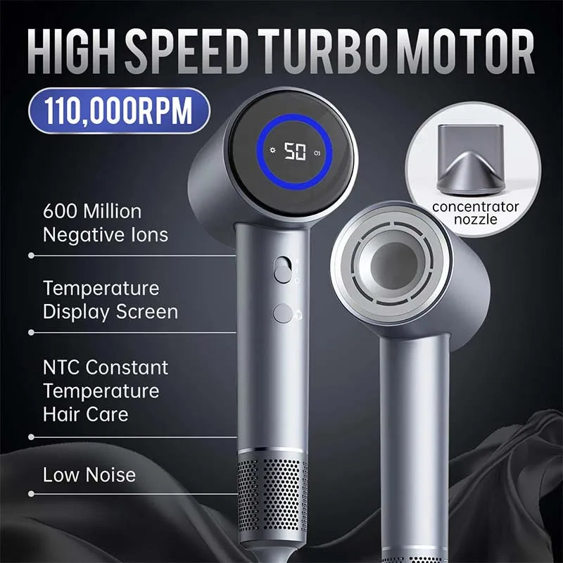Professional Ionic Hair Dryer – High-Speed Dual Voltage Blow Dryer