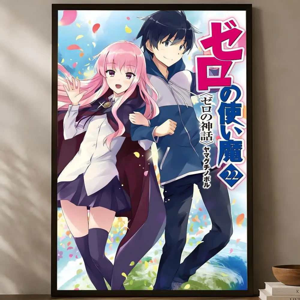 The Familiar of Zero Anime PVC Wall Poster – HD Self-Stick