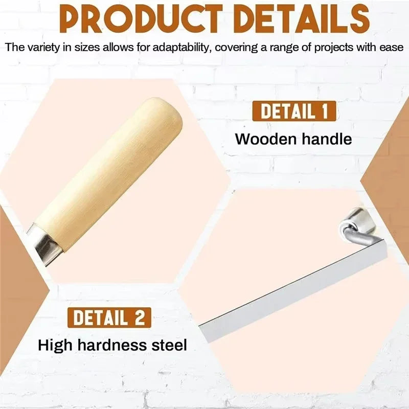 5-Pc Plastering Trowel Set | Carbon Steel Cement & Drywall