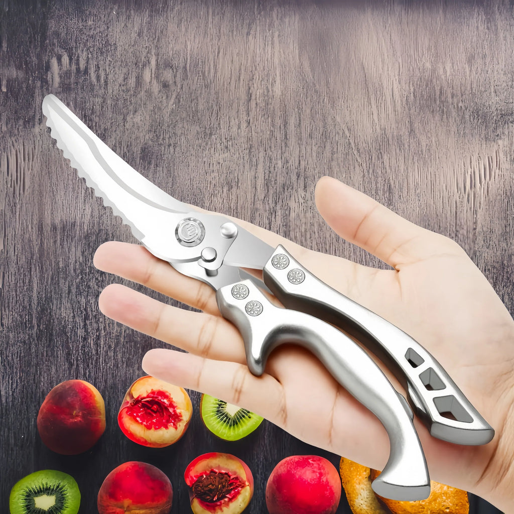 Multifunctional Kitchen Shears – 3CR14 Stainless Steel Bone Scissors