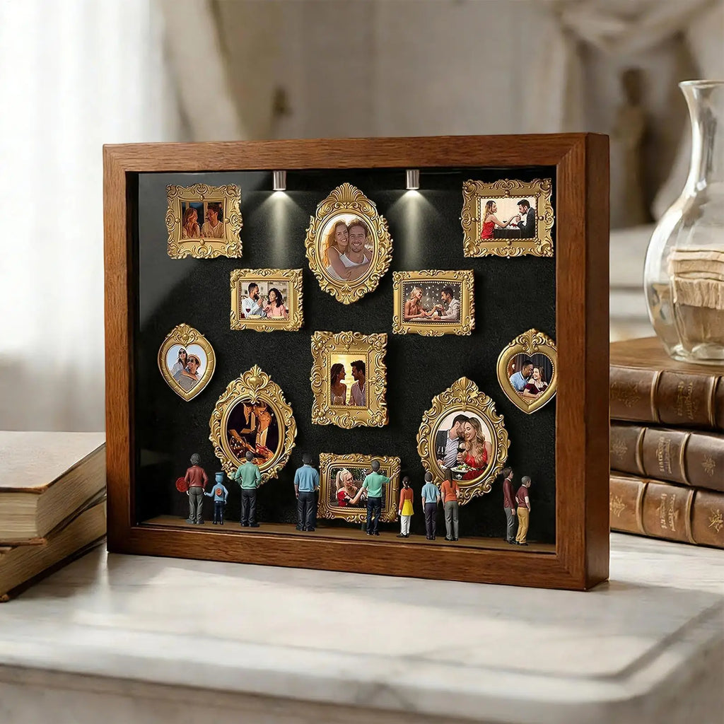 Silhouette Box Photo Display Case Light 11 Miniature Frame 8