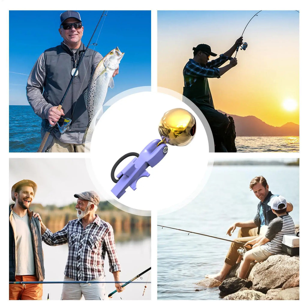 5-Pack Fishing Rod Tip Bells – Bite Alarm Clip for Carp & Sea