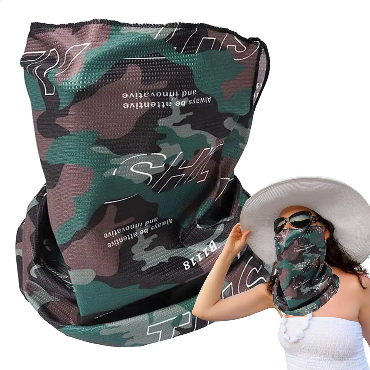 Breathable Cycling Face Gaiter | UV Protection Balaclava Scarf