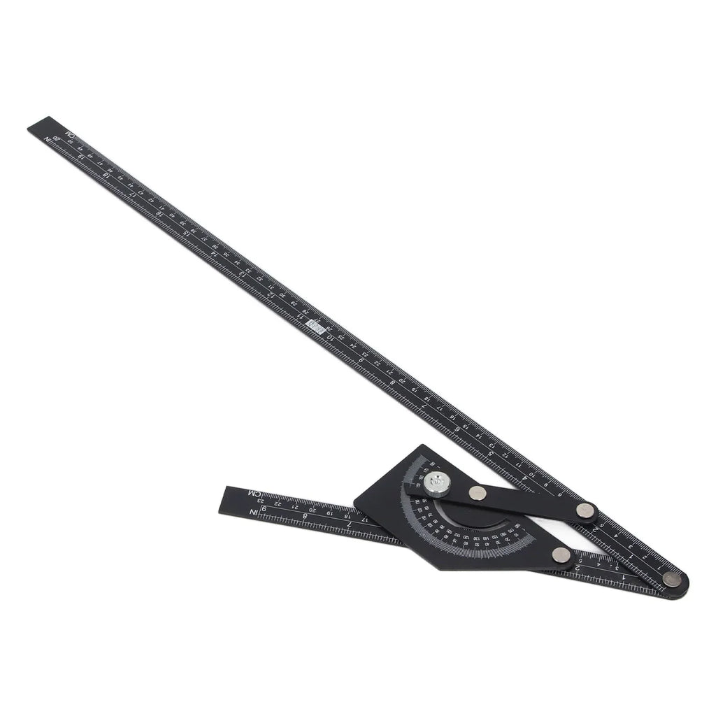 Bevel Protractor Universal 0-180 Degree Aluminum Angle Finder Ruler
