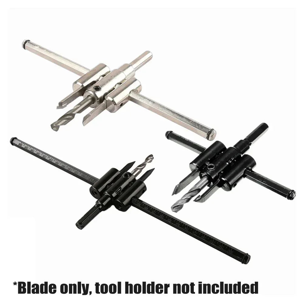 Adjustable Circle Hole Cutter Blades 2pc – Wood & Drywall Set