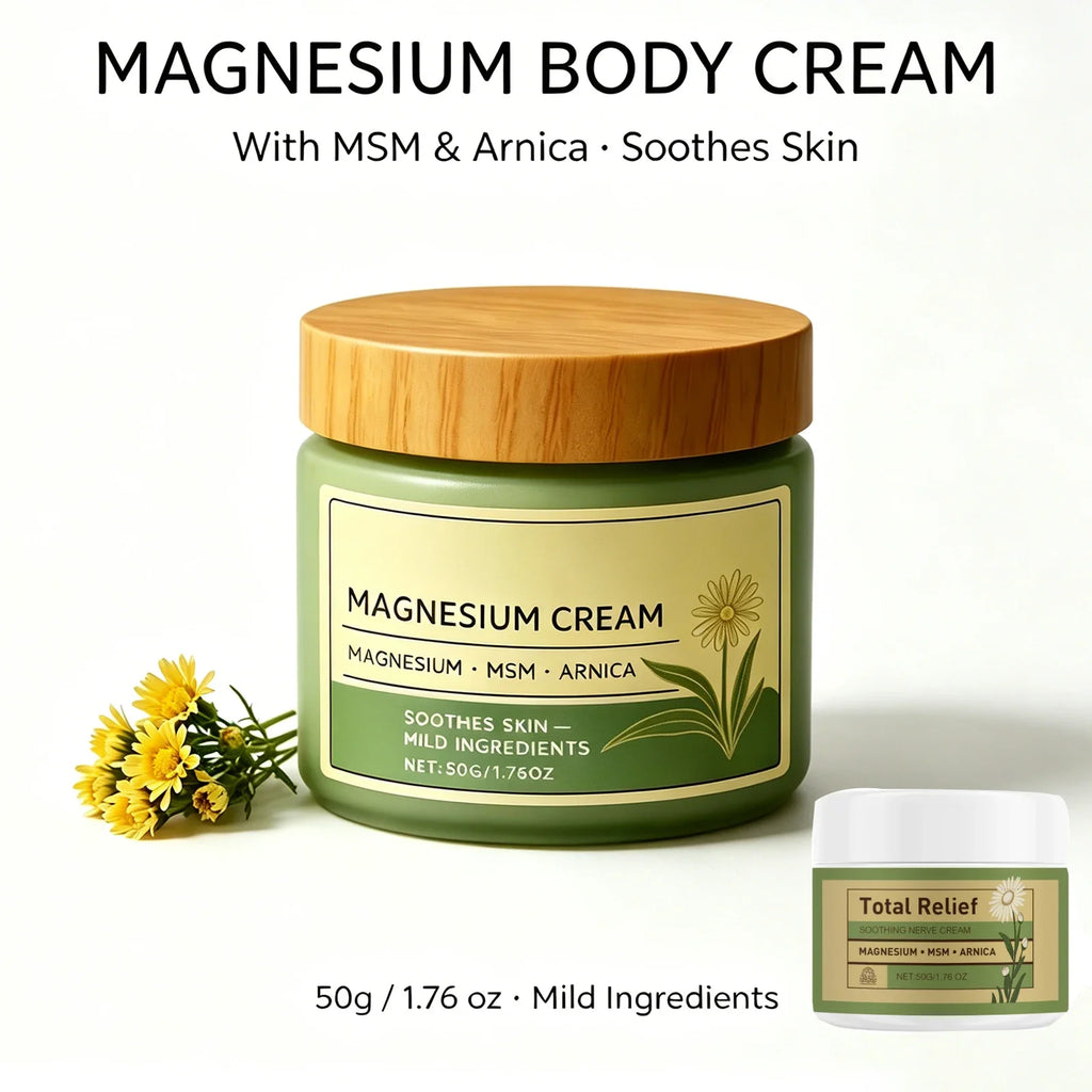 Hoygi Magnesium Body Cream 50g – MSM & Arnica Moisturizer