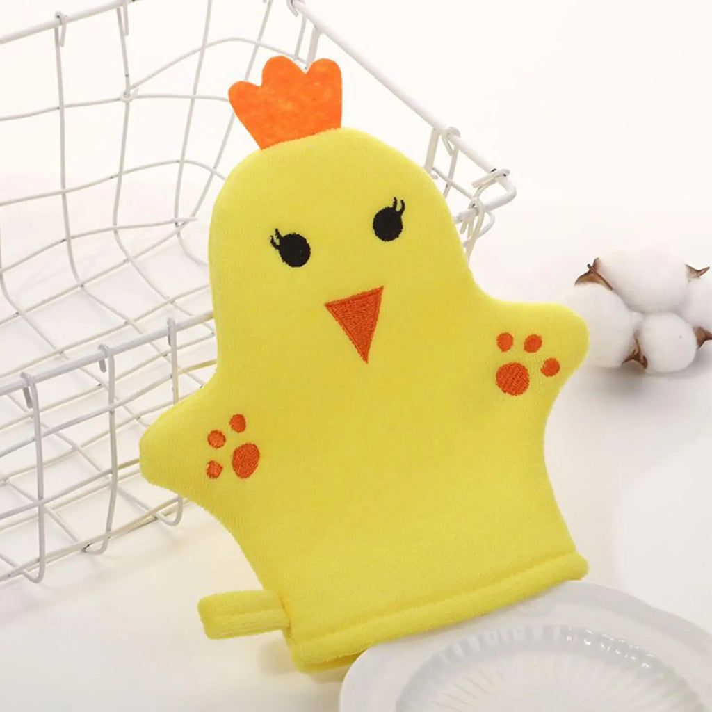 Baby & Adult Bath Shower Gloves Set of 5 – Soft Non-Slip