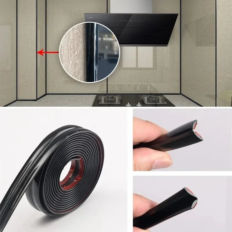 Peel & Stick Mirror Wall Trim Strips | Corner Molding Decor