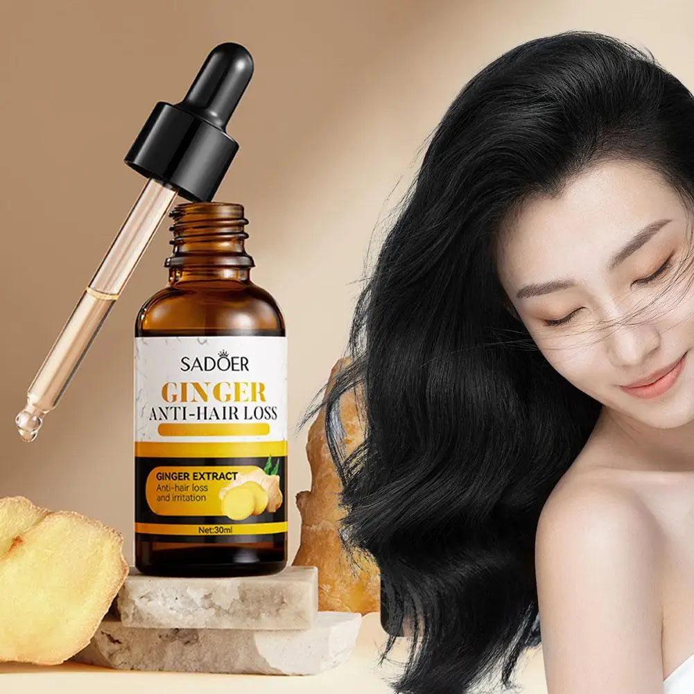 Black Sesame Hair Strengthening Oil Ginger Biotin Essential Oils