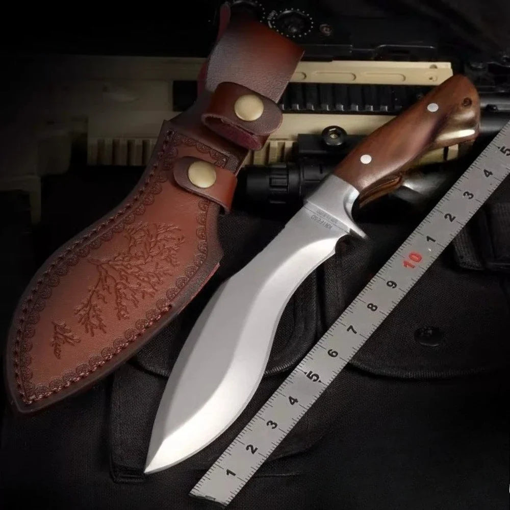 PLYS Bone Chopper Boning Knife – Stainless Steel Wood Handle