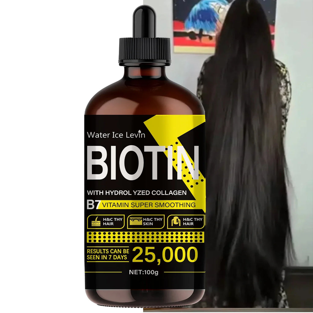 Biotin Hair Oil with Collagen & Vitamin E – Adds Shine, Unisex