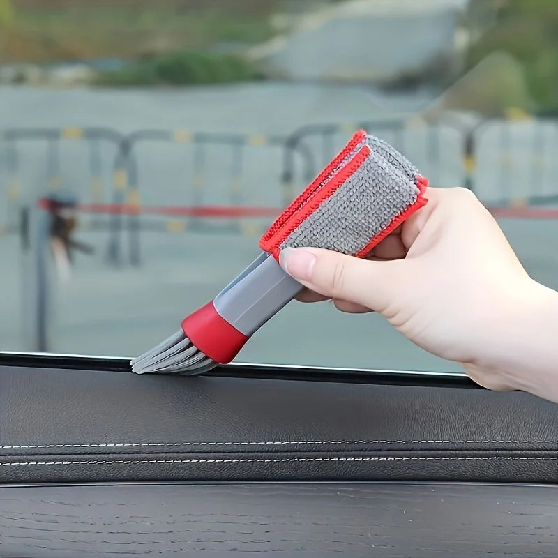 Double Head Car Detail Cleaning Brushes Air Vent Conditioner Grille