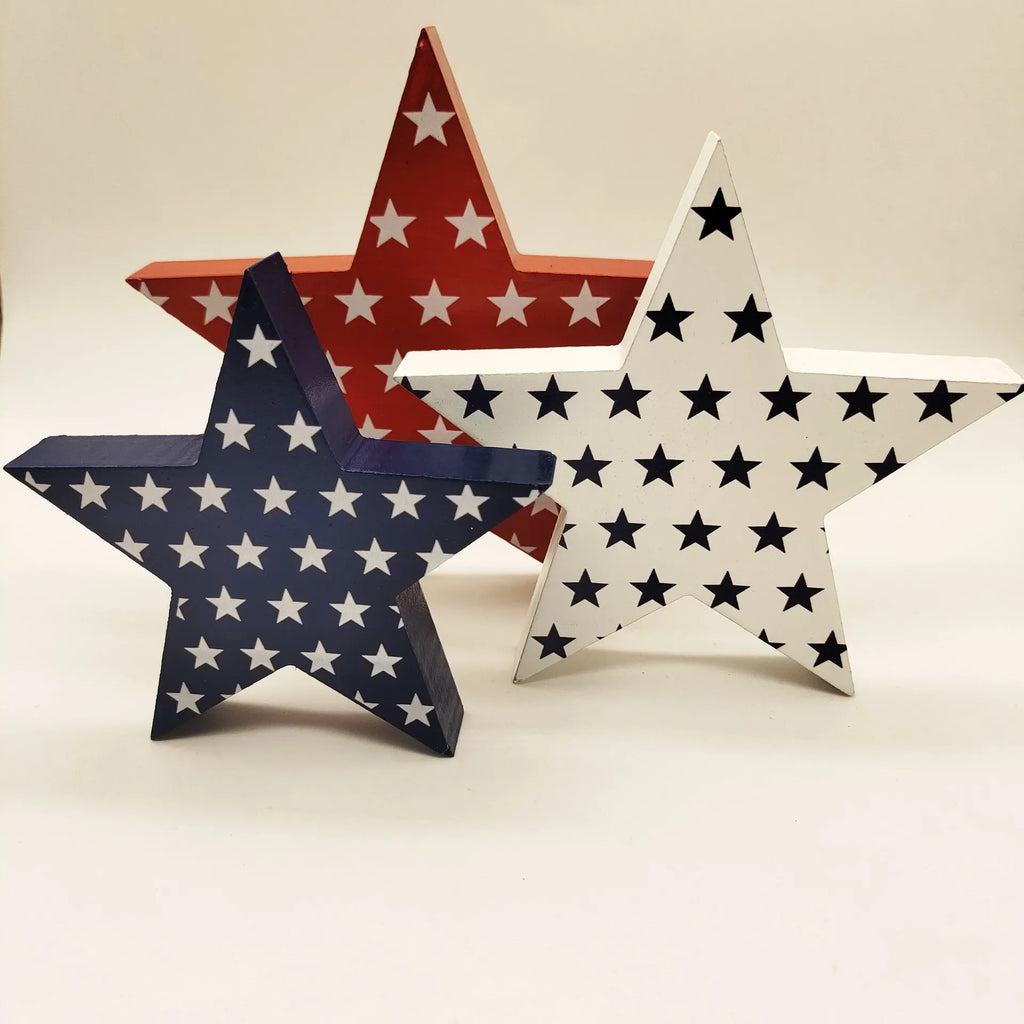 Independence Day Wooden Crafts National Creative Home Tabletop