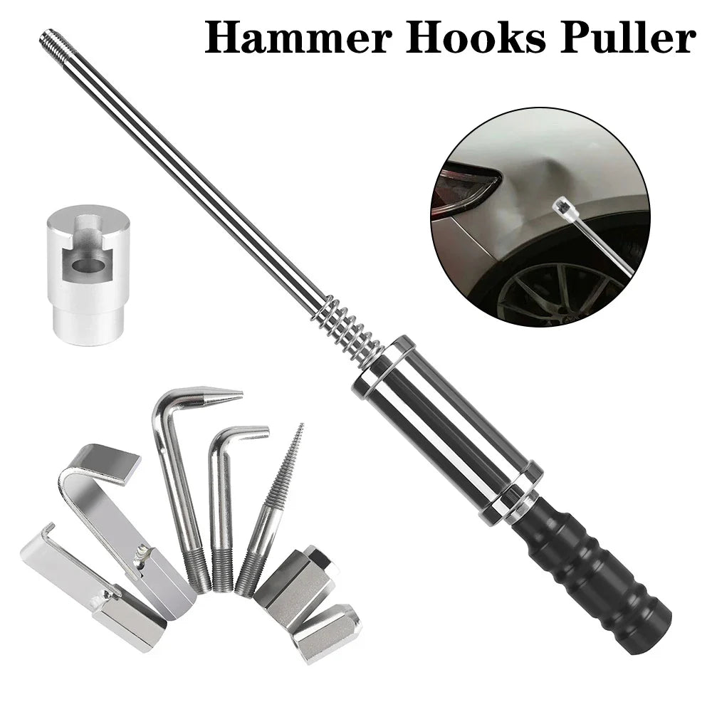 PDR Slide Hammer Dent Repair Kit – 8 Heads, Paint-Safe