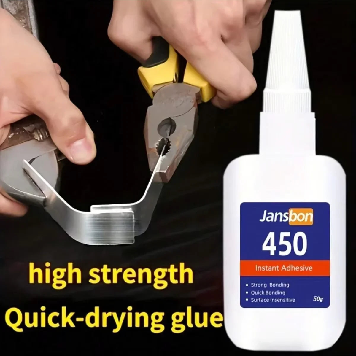 5Sec Glue Strong Bond Shoes Glass Metal Wood Plastic Ceramic Quick