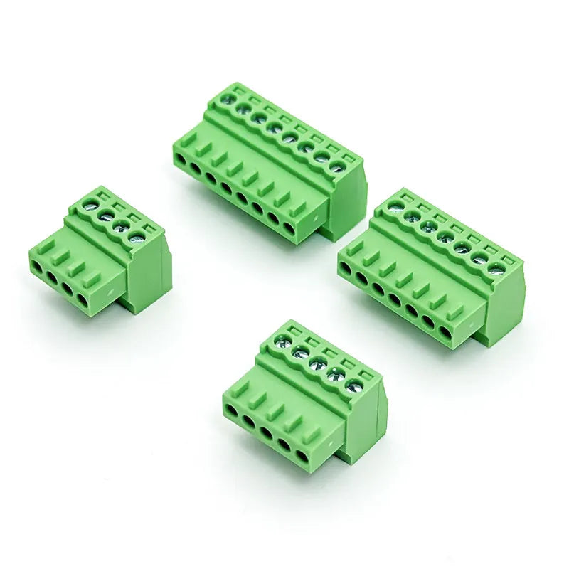 2EDGRK 2.54mm Plug-in Screw Terminal Block Set – 5 Sets 2P–8P