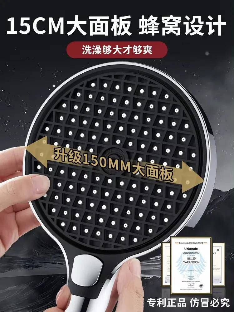 150mm 3-Mode Rainfall Shower Head with Filter | Zloog