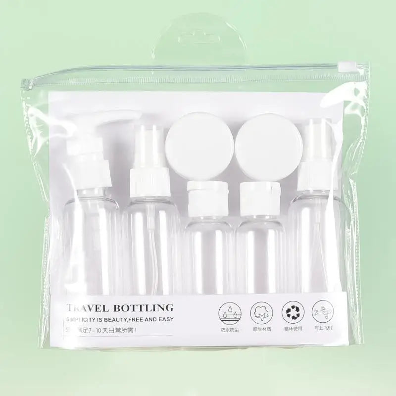 Travel Refillable Bottle Set | 8-Piece Portable Toiletry Kit