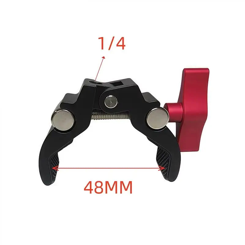 Photography Accessories Camera Metal Clamp Double Ball Head Magic Arm