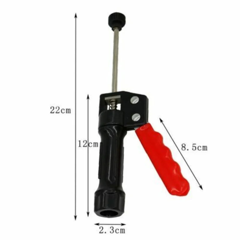 Hand-Held Clay Extruder Gun with 20 Nozzle Discs | Art Tool