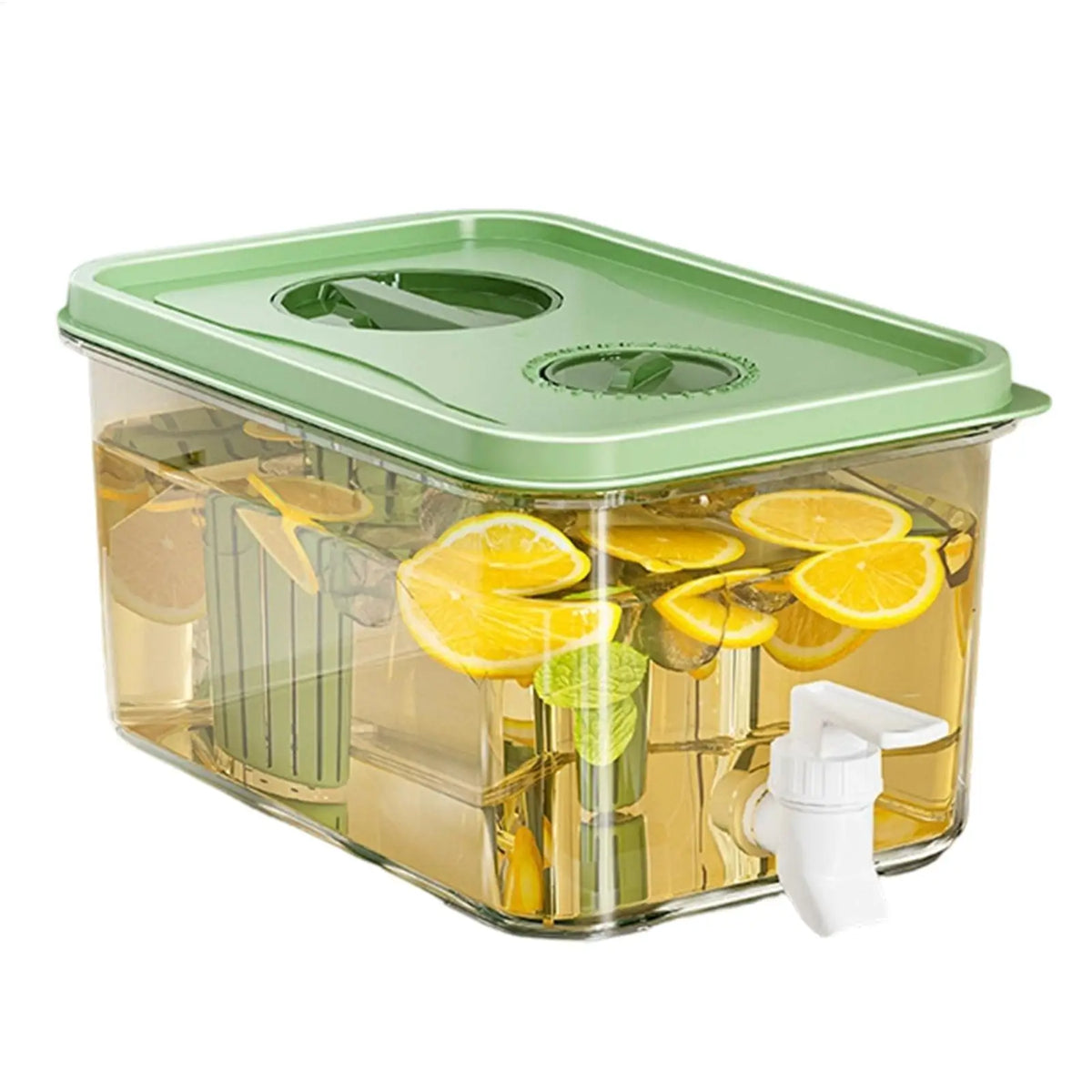 2.8L Fridge Drink Dispenser with Spigot | Beverage Pitcher