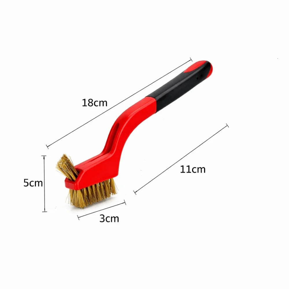 Double Head Wire Brush Rust Removal Mini Brass Multi-purpose Gap