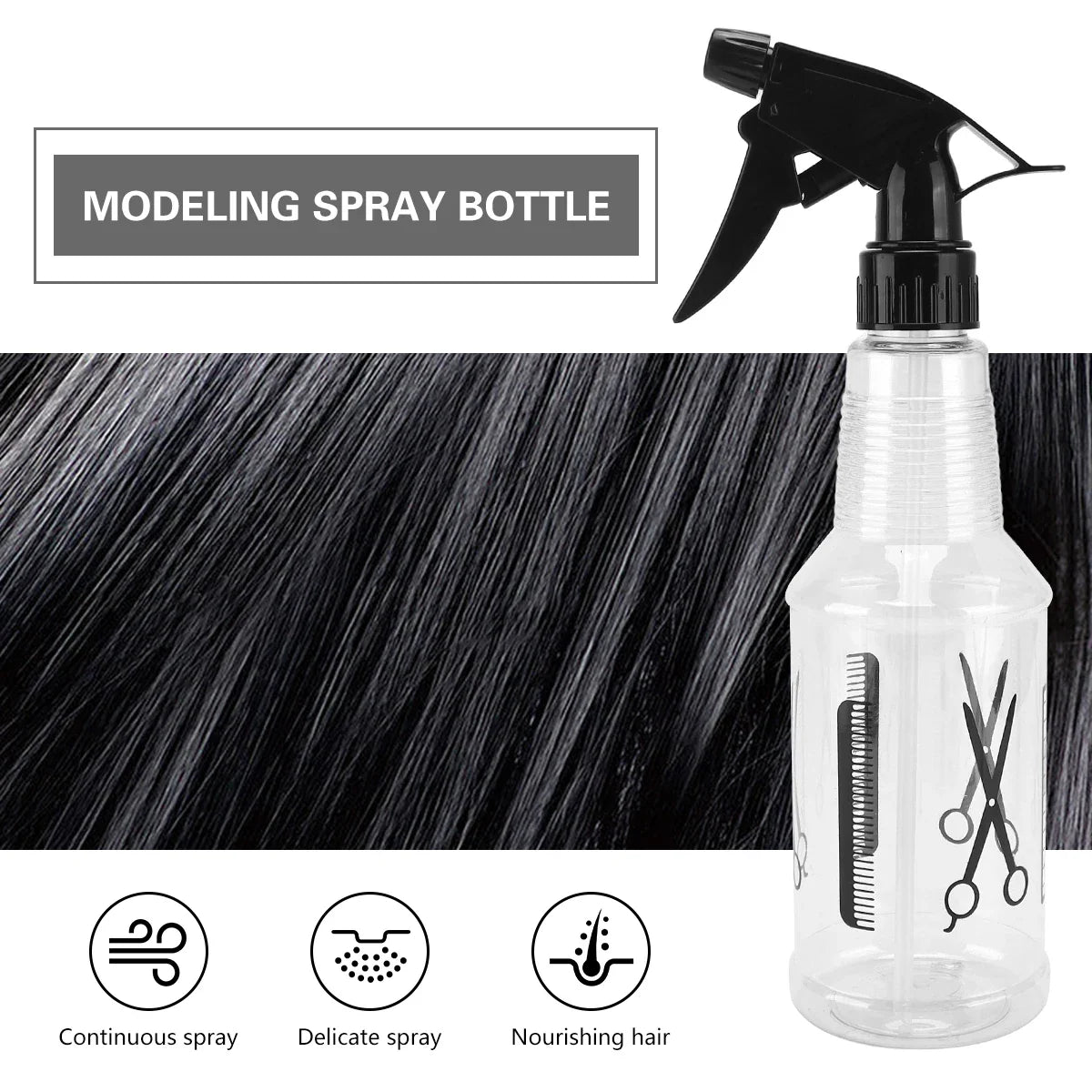 Adjustable Spray Bottle 250ml & 350ml – Hair, Plants & Home