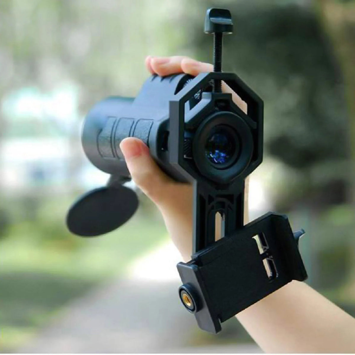 Universal Phone Mount Clamp for Binoculars, Monocular & Scope