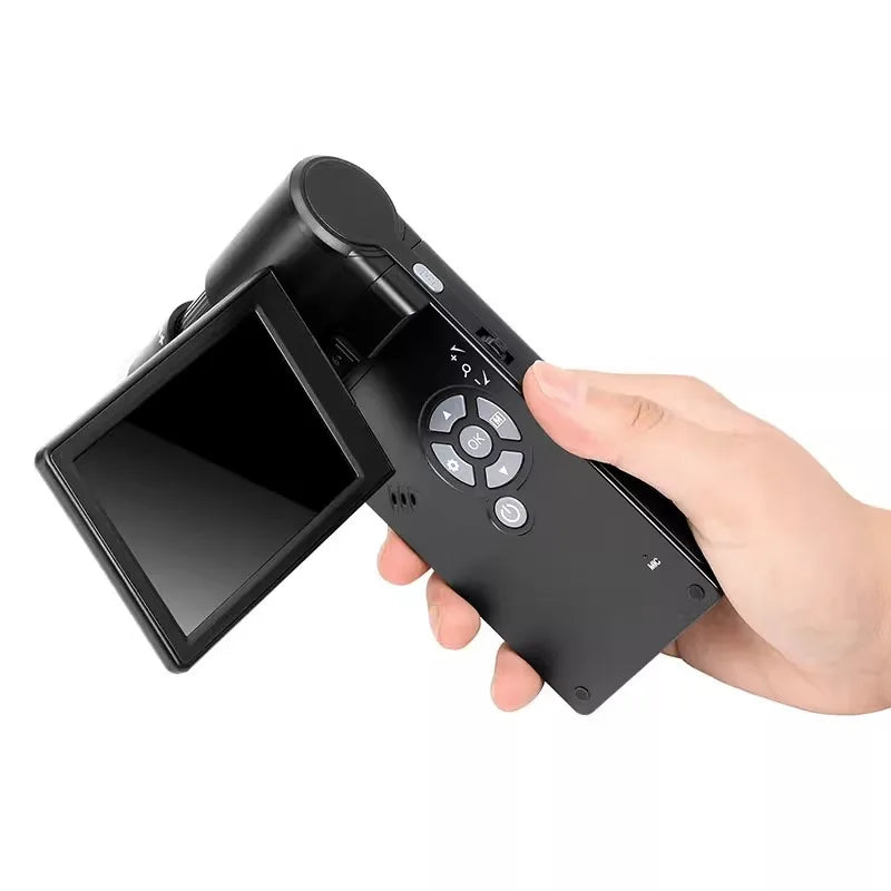 4-Inch Handheld Digital Microscope – 500X Portable Magnifier