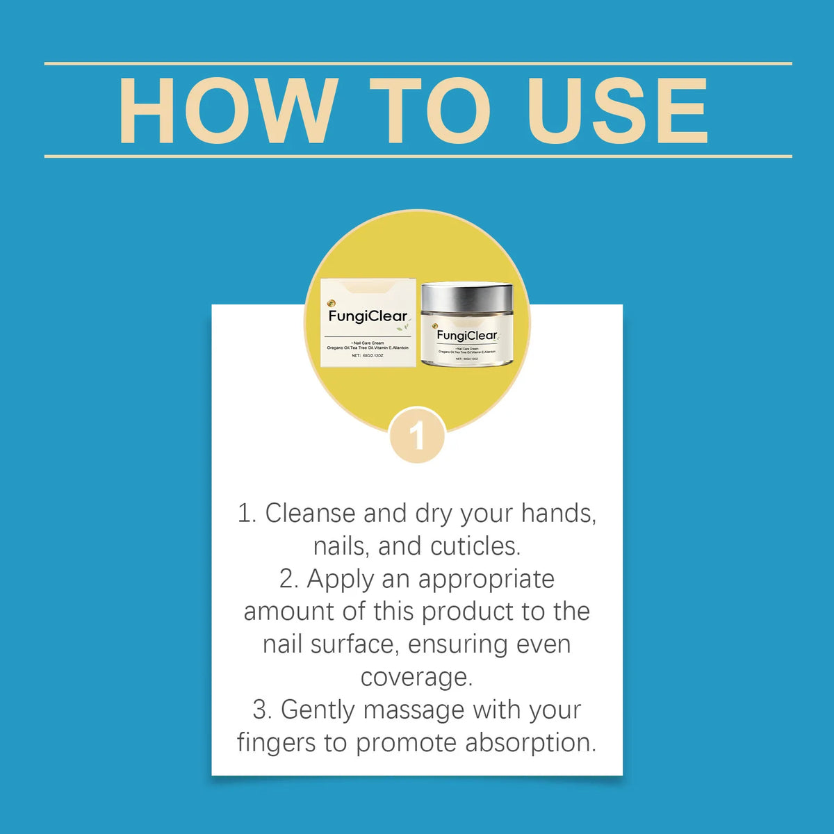 Herbal Nail Repair Cream – Strengthen & Nourish Nails 60g