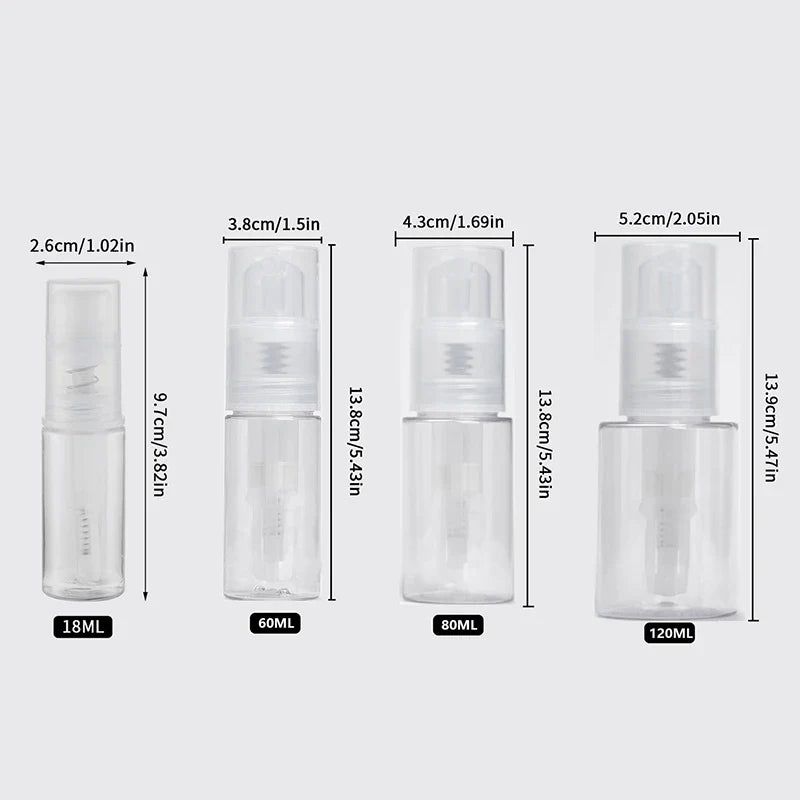 Refillable Powder Spray Bottle – Talcum Dispenser 18–120ml